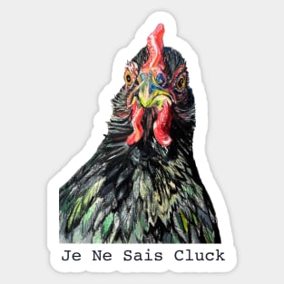 Bindin, the Jersey Giant Hen Sticker